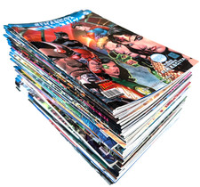 JUSTICE LEAGUE RINASCITA serie 1/17+20/39 blocco RW-Lion OTTIMI (FF)*