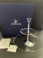 RARO autentico vassoio porta torta cristallino Swarovski 1016266 difficile da trovare