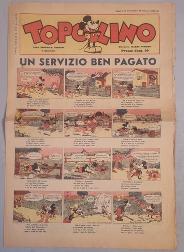 Topolino giornale nerbini - topolino,