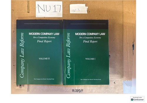 Modern company law for - modern,