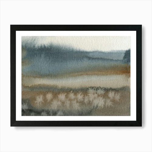 Quadro paesaggio acquerelli - in,