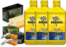 KIT TAGLIANDO BARDAHL XTM 15W50 FILTRO OLIO ARIA CANDELE X BMW F 800 S 2006 2010