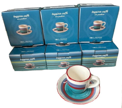 Set tazzine caffe rose e - caffe',