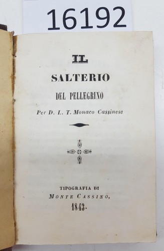 Salterio del pellegrino per - il,