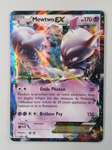 Carte pokémon mewtwo - fr, ex