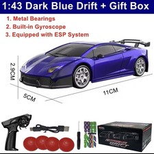 4WD Drift Racing RC Car 1/43