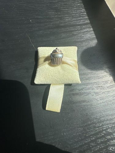 Pandora charm cupcake bicolore - charm,