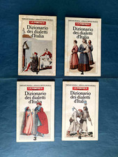 4 Libri piccoli - Dizionario dei dialetti d'Italia - La Domenica del Corriere -