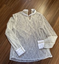 Blusa Pizzo Trasparente taglia