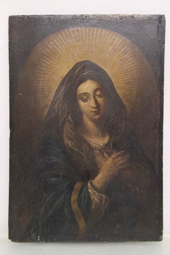 Antico quadro della madonna - madonna, su