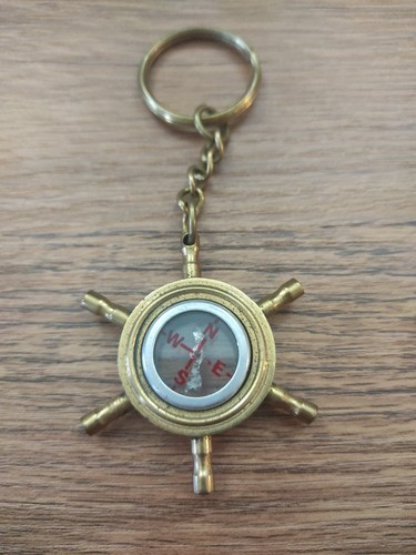 Portachiavi vintage timone - vintage,