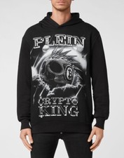 Philipp Plein Felpa Crypto Kings pezzo unico raro TAGLIA L