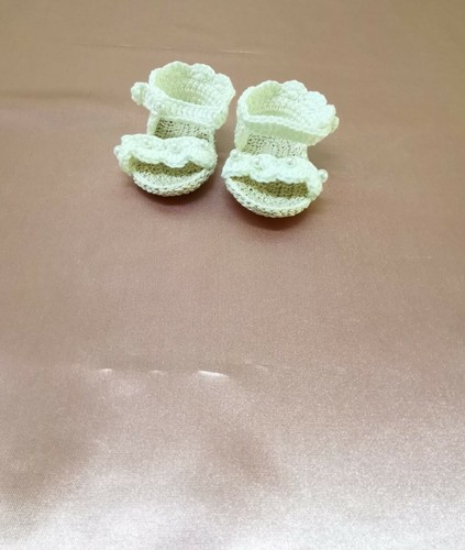Scarpette neonato beige 100%