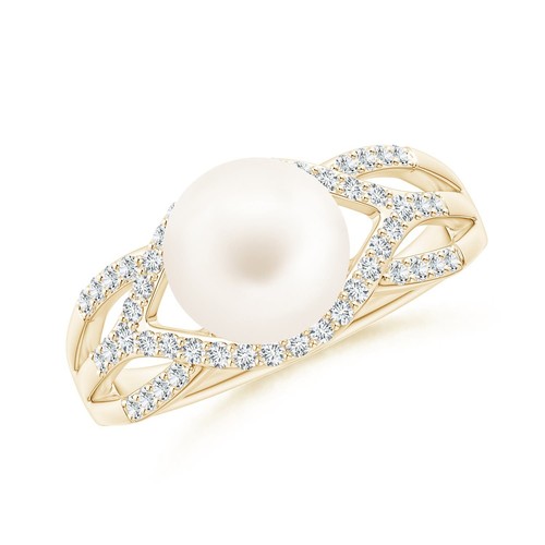 Angara anello con perla - con,