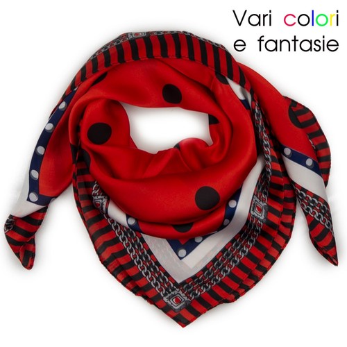 Foulard donna seta fantasia - seta,