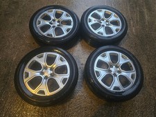 735577527 CERCHI IN LEGA E GOMME JEEP COMPASS RENEGADE 225 55 18 DOT 18