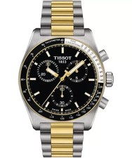 Tissot PR516 Cronografo Bicolore Quadrante Nero Quarzo Svizzero T149.417.22.0...