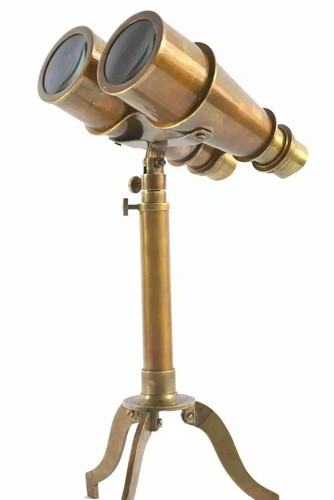 Antico binocolo telescopico - , in