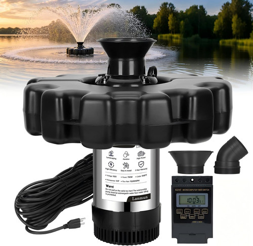 Aeratore fontana laghetto 1hp - fontana, laghetto,