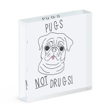 Pug Non Droga Cornice In