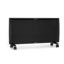 Termoconvettore 2 in 1 con infrarossi 2000 W riscaldatore elettrico nero