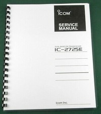 Icom IC-2725E Manuale di