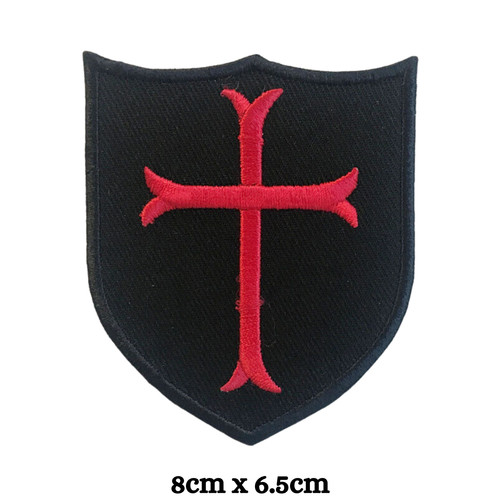 Knights templar cross shield - cross,