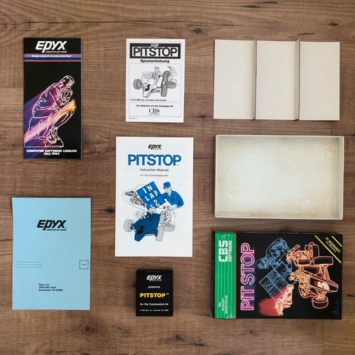 Pitstop cbs epyx 1983 - pitstop,, /