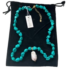 Collana di perle turchesi