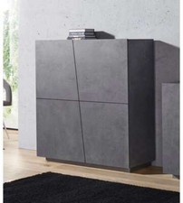 Web Furniture Madia VEGA Moderna Ardesia - Design Italiano 126x120 cm