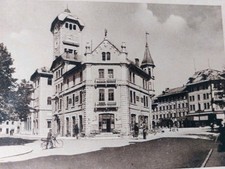 Cartolina Asiago Centro Vicenza Animata Rara Fg Vg