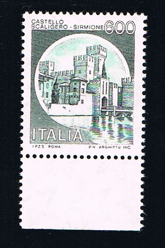 Italia francobollo castelli - italia,