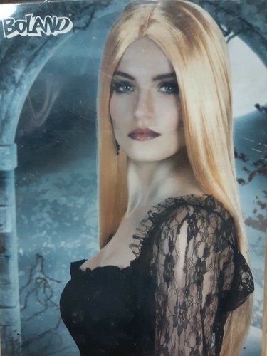 Parrucca lunga liscia bionda