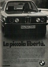 PUBBLICITA' ORIGINALE VINTAGE ANNI 70 -AUTOMOBILI BMW