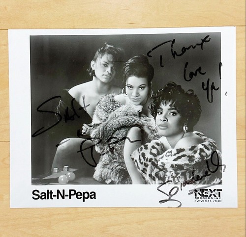 Salt pepa autografo - salt-n-pepa, firmato