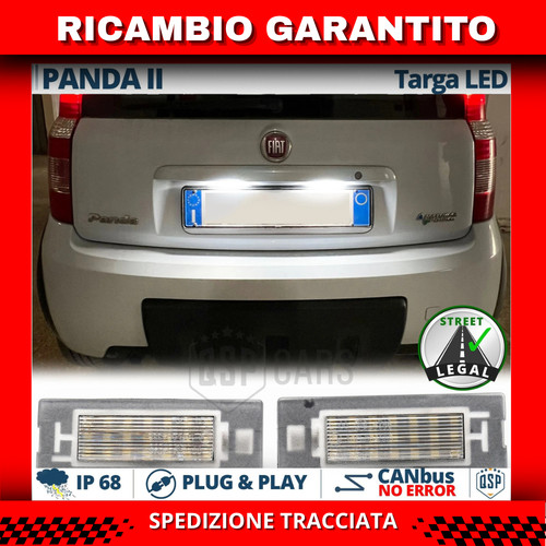 Luce targa fiat panda 169 - panda, 2