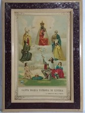 VECCHIO QUADRO CON IMMAGINI