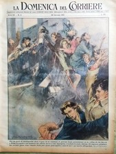 La Domenica del Corriere 28 Gennaio 1951 Viola Prateria Gufi Reali Solari Lopez