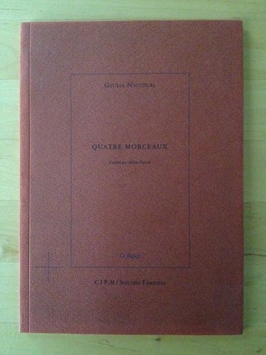 Quatre morceaux giulia - ,