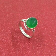 Verde Onice Ovale Gemma Anello