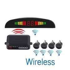 Sensore di Parcheggio LED Wireless Auto Parktronic con 4 Monitor Radar di Backup Retromarcia
