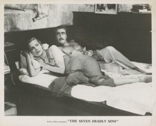 ANDRÉE DEBAR ORFEO TAMBURI I SETTE PECCATI CAPITALI 1952 PHOTO ORIGINAL #4