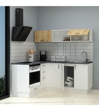 Cucina angolare Cassino bianca