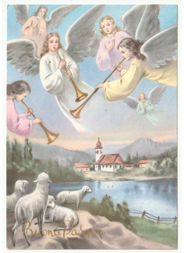 1965 cartolina buona pasqua - 1965,