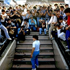 fotografia foto picture signed autografata  Diego Armando Maradona