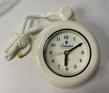 OROLOGIO MURO O TAVOLO VINTAGE Pubblicitario Whisky Ballantines Superb Scotch #4