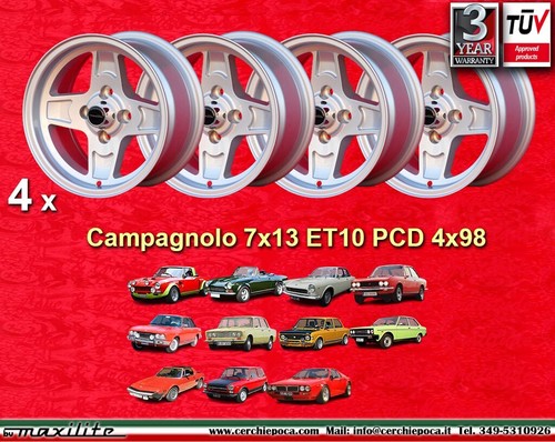 Cerchi fiat 124 x19 - 4,