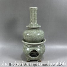 Song Dynasty Longquan porcellana scalda vino vaso bottiglia vaso barattolo
