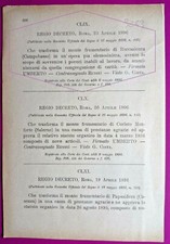 ROCCASICURA(CB),REGIO DECRETO