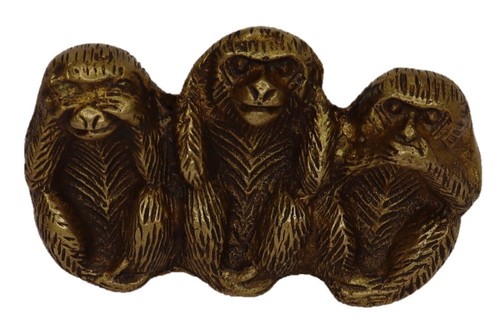 Three wise monkeys - three,